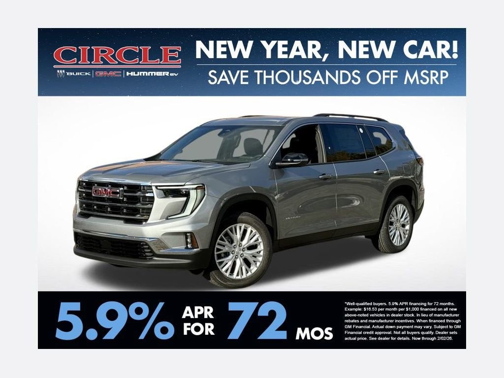 2026 GMC Acadia Elevation