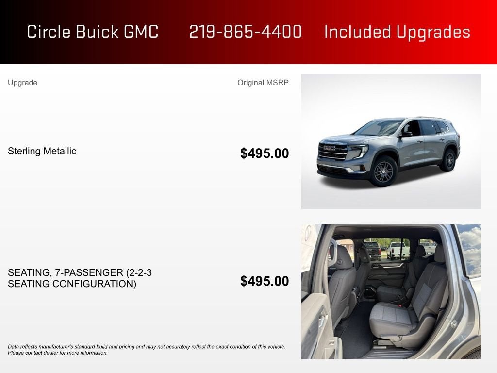 2026 GMC Acadia Elevation