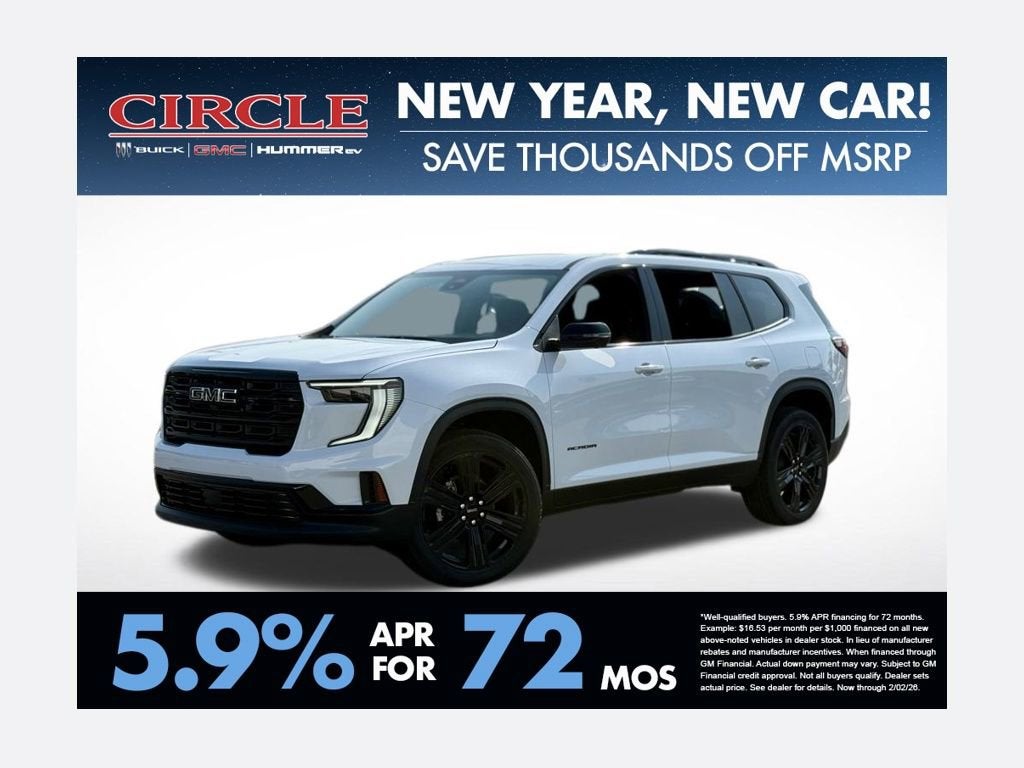 2026 GMC Acadia Elevation