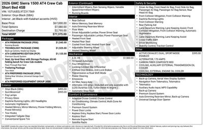 2026 GMC Sierra 1500 AT4