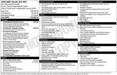 2026 GMC Terrain AT4