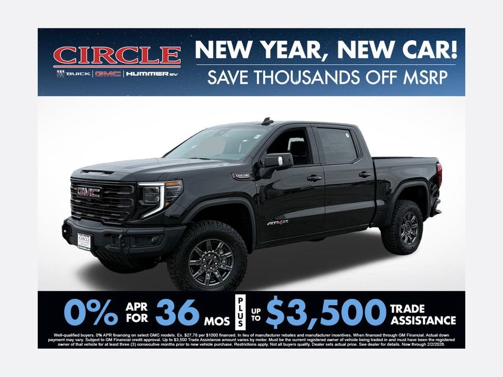 2026 GMC Sierra 1500 AT4X