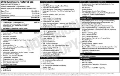 2026 Buick Envista Preferred