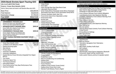 2026 Buick Envista Sport Touring