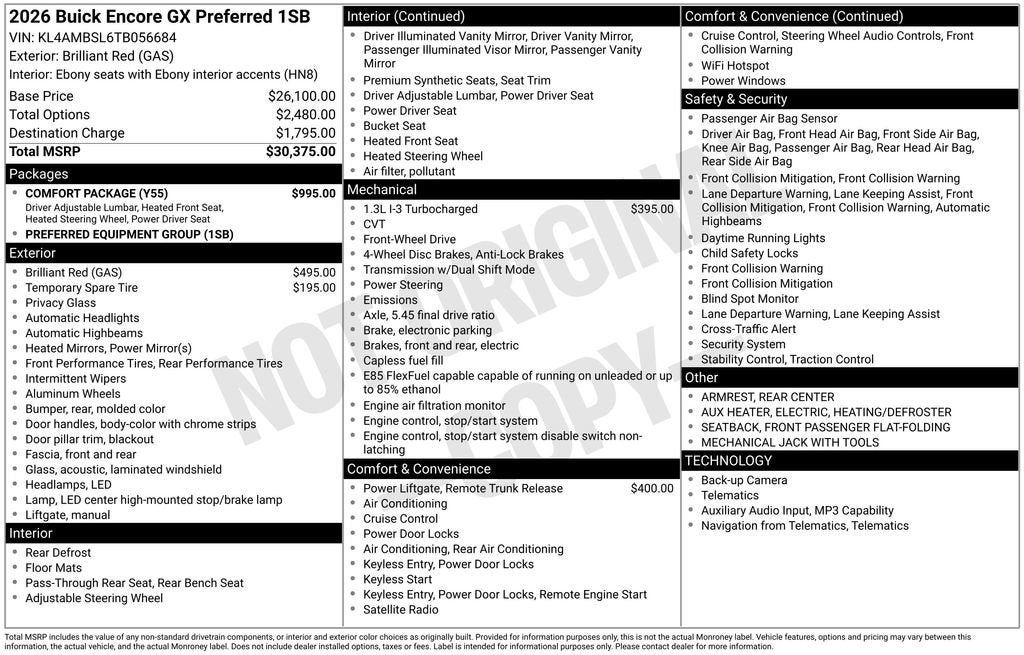 2026 Buick Encore GX Preferred