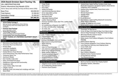 2026 Buick Envision Sport Touring