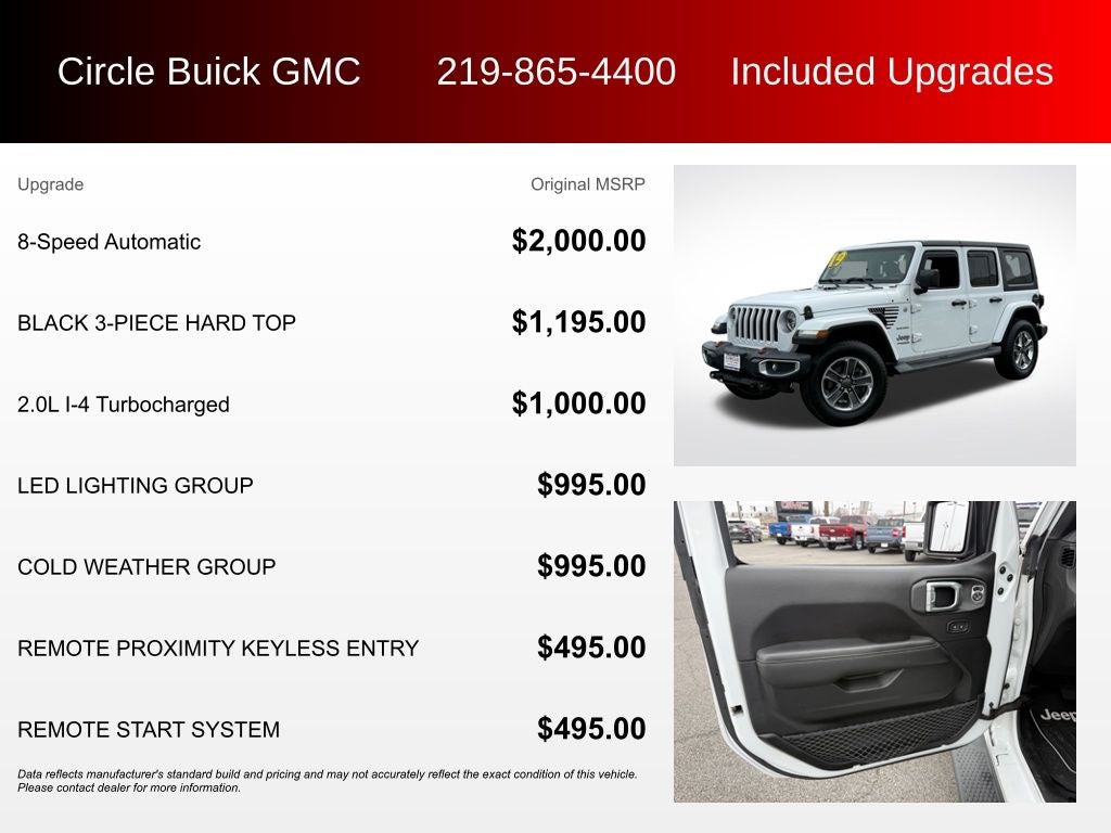 2019 Jeep Wrangler Unlimited Sahara