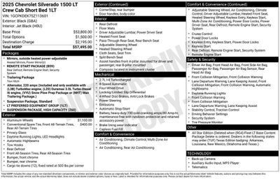 2025 Chevrolet Silverado 1500 LT LT1