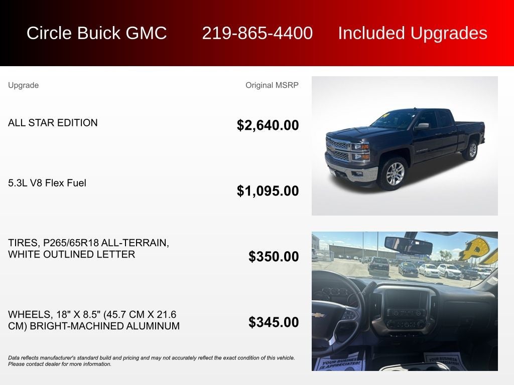 2014 Chevrolet Silverado 1500 LT LT1