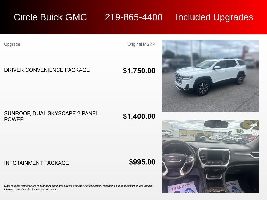 2023 GMC Acadia SLE