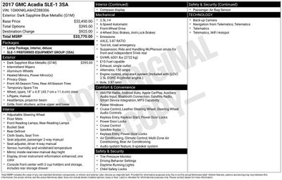 2017 GMC Acadia SLE-1