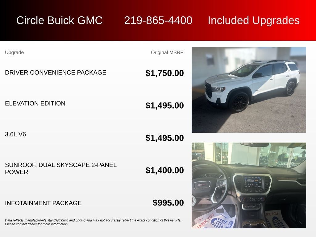 2021 GMC Acadia SLE