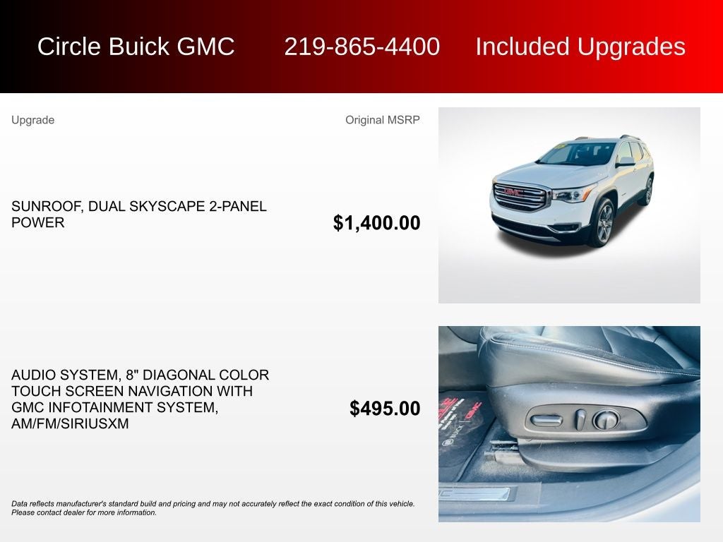 2018 GMC Acadia SLT-2