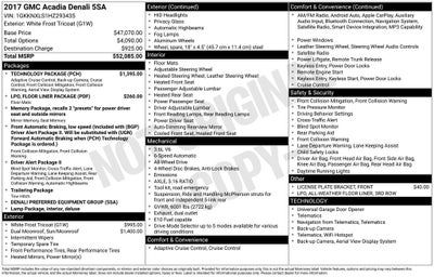 2017 GMC Acadia Denali