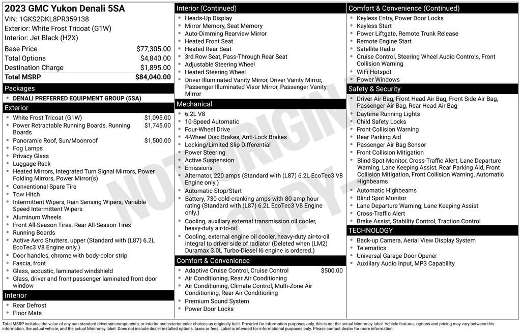 2023 GMC Yukon Denali