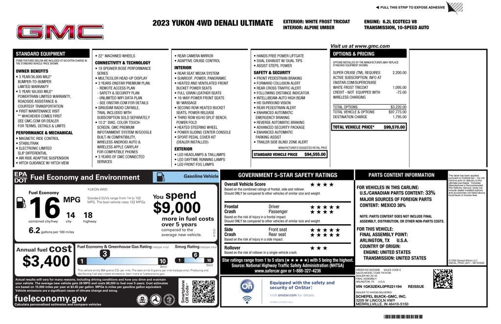 2023 GMC Yukon Denali Ultimate