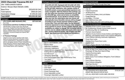 2023 Chevrolet Traverse RS