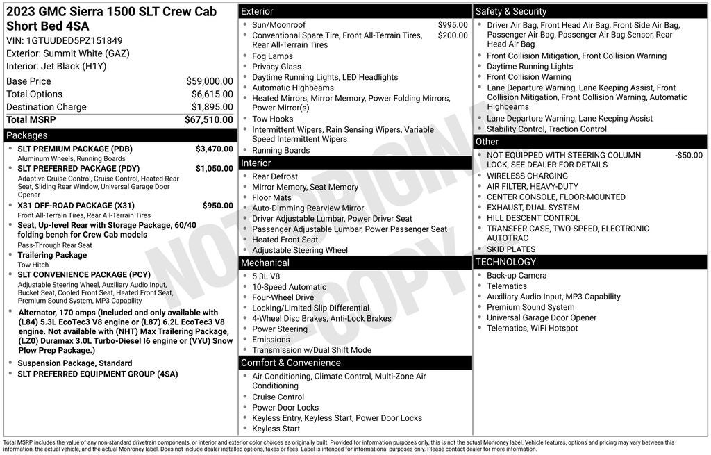 2023 GMC Sierra 1500 SLT