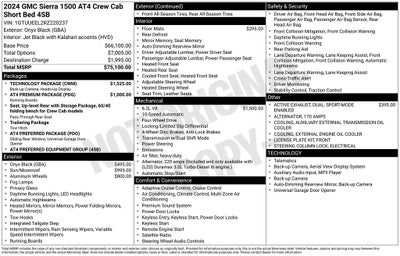 2024 GMC Sierra 1500 AT4