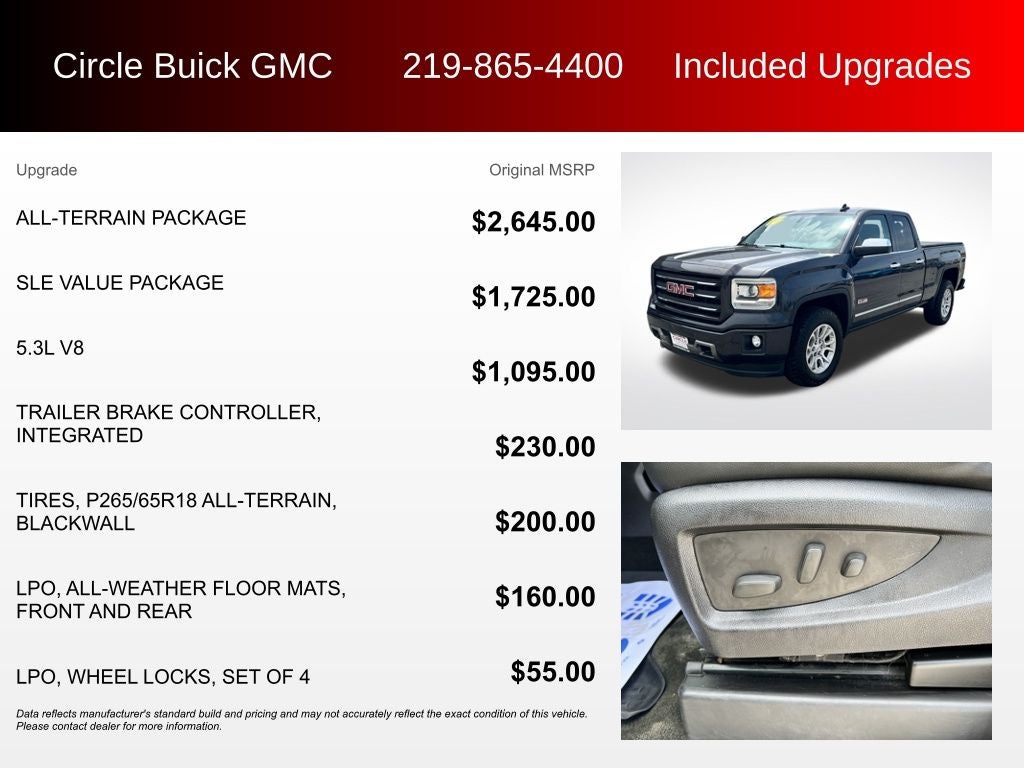 2015 GMC Sierra 1500 SLE