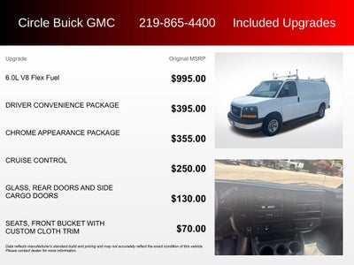 2018 GMC Savana 2500 Work Van