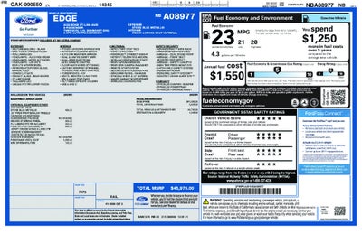 2022 Ford Edge ST Line
