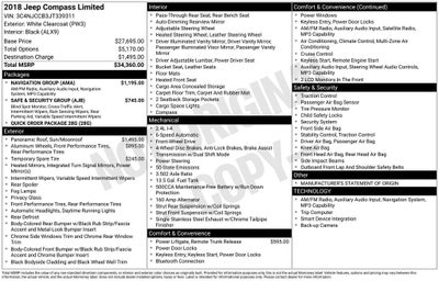 2018 Jeep Compass Limited