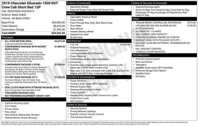 2019 Chevrolet Silverado 1500 RST