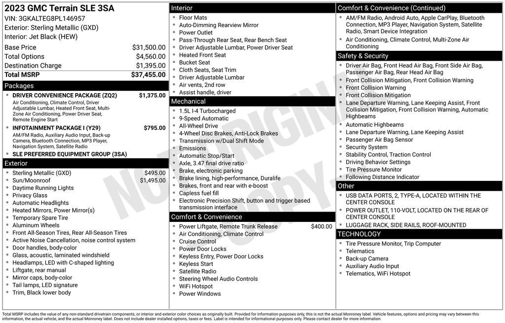 2023 GMC Terrain SLE
