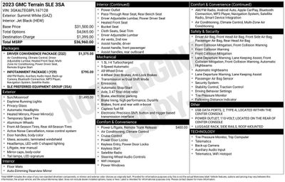 2023 GMC Terrain SLE