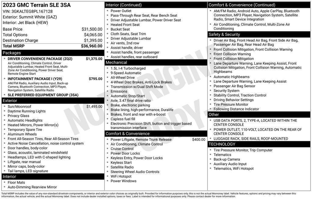 2023 GMC Terrain SLE