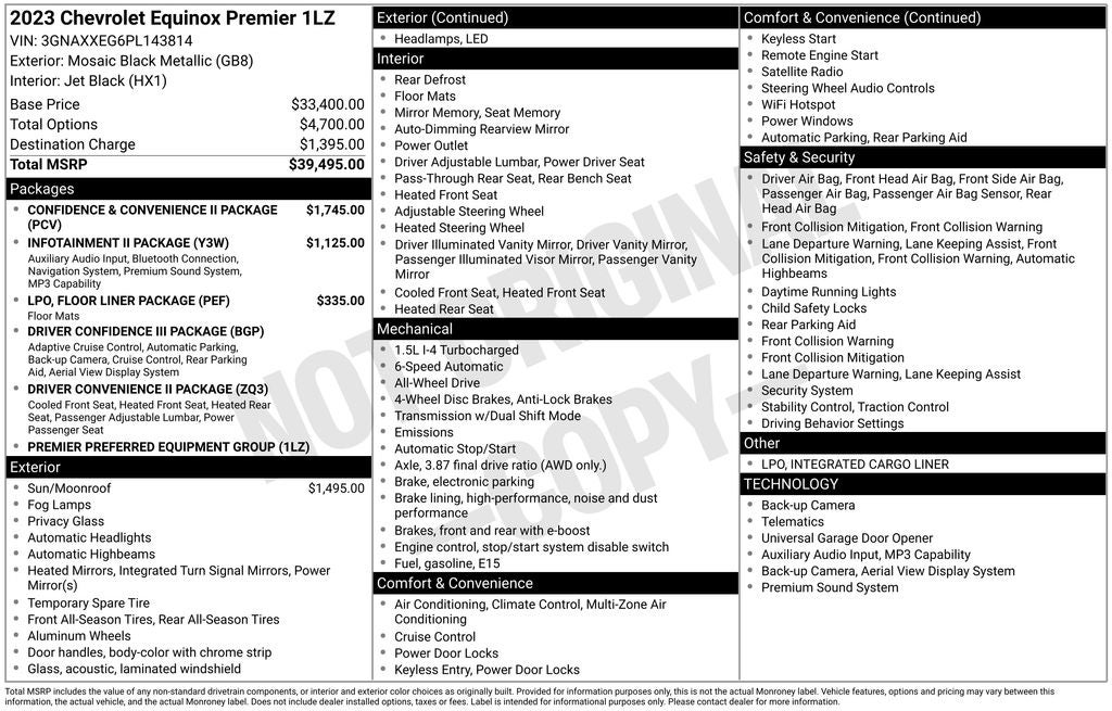 2023 Chevrolet Equinox Premier