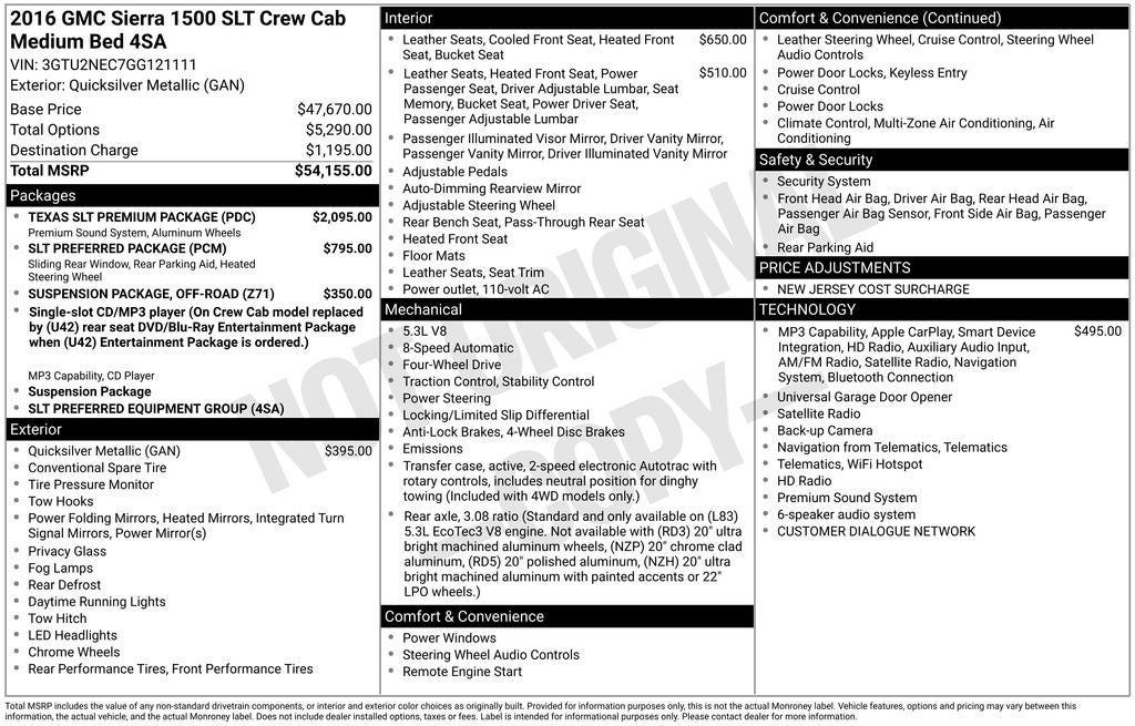 2016 GMC Sierra 1500 SLT