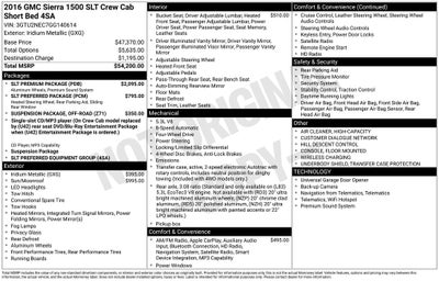 2016 GMC Sierra 1500 SLT