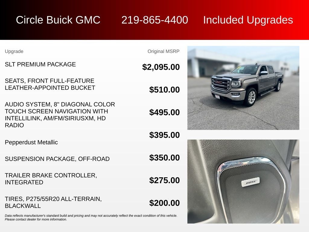 2017 GMC Sierra 1500 SLT