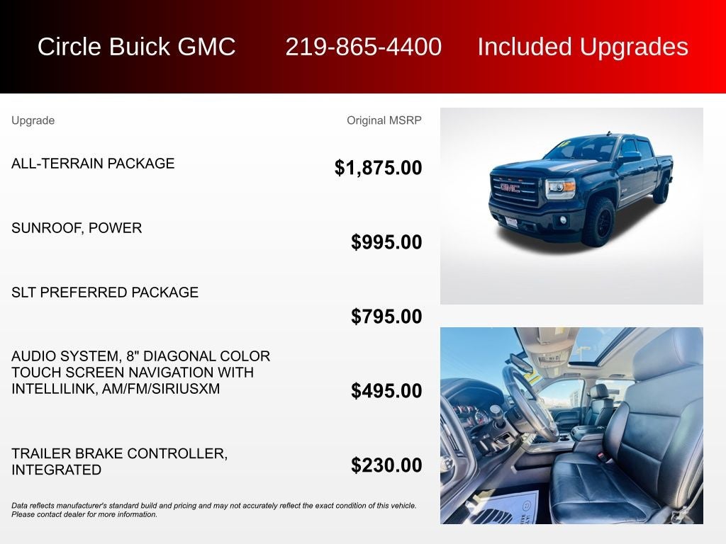 2015 GMC Sierra 1500 SLT