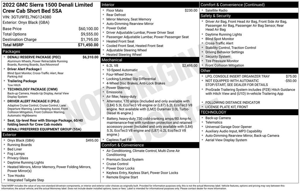 2022 GMC Sierra 1500 Limited Denali