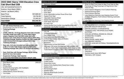 2023 GMC Sierra 1500 Elevation