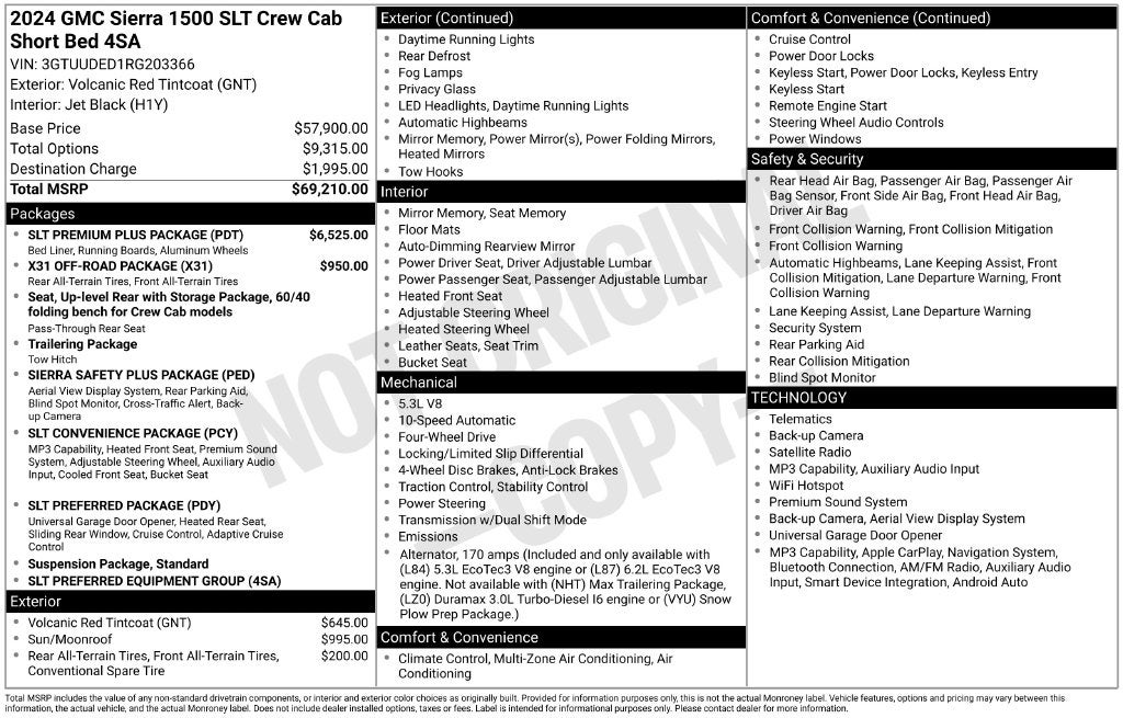 2024 GMC Sierra 1500 SLT
