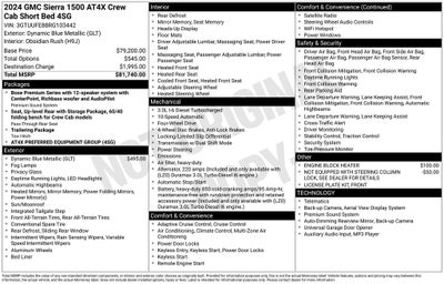 2024 GMC Sierra 1500 AT4X