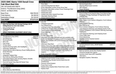 2025 GMC Sierra 1500 Denali