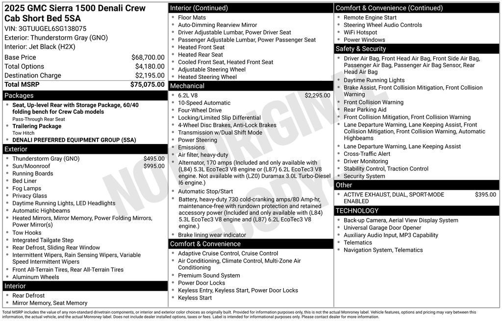 2025 GMC Sierra 1500 Denali