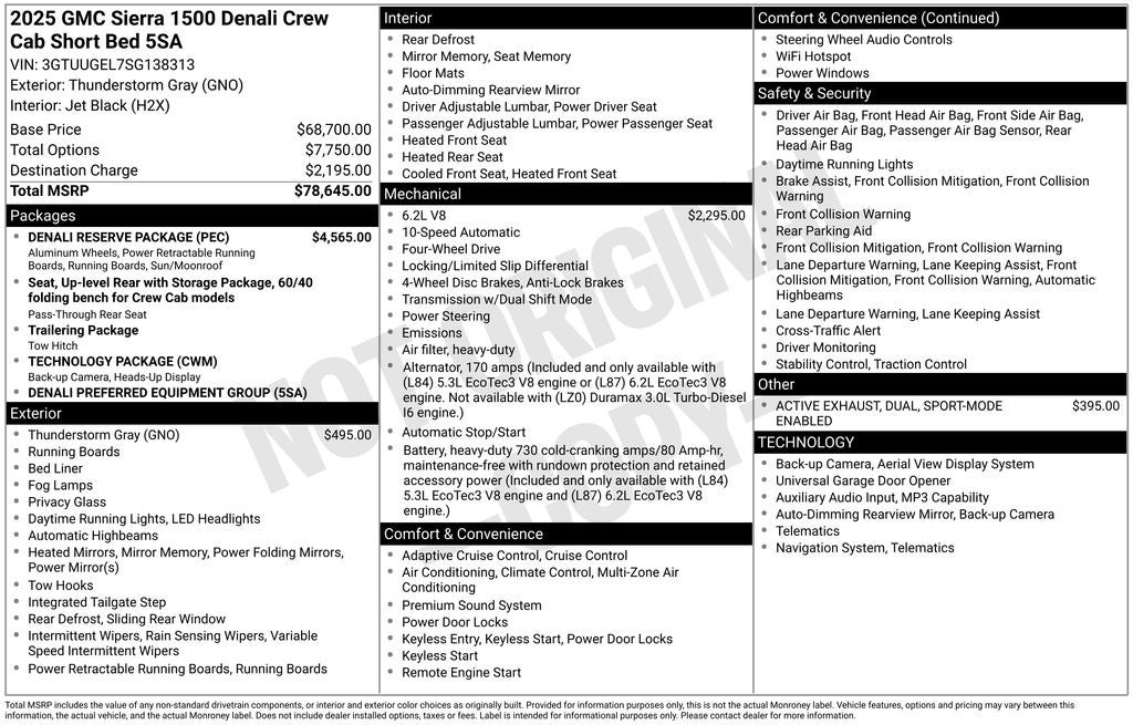 2025 GMC Sierra 1500 Denali