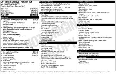 2019 Buick Enclave Premium Group