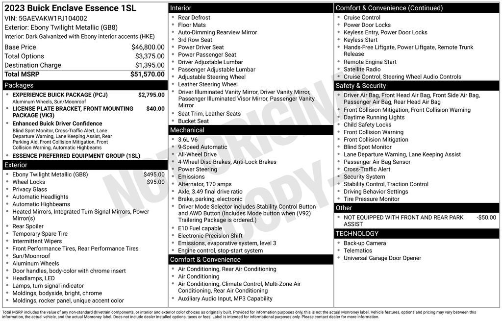 2023 Buick Enclave Essence