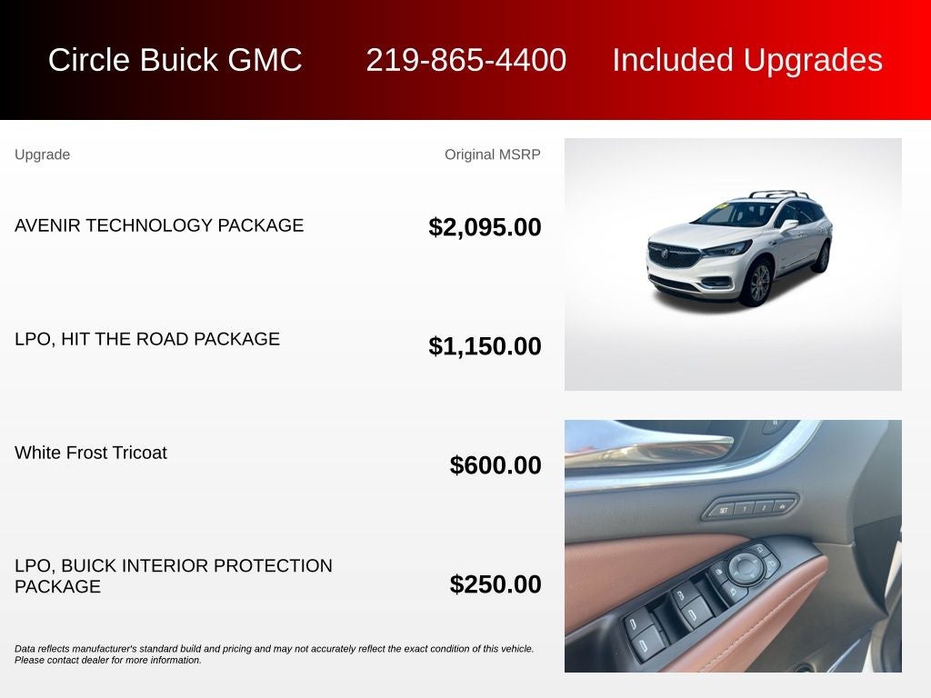 2018 Buick Enclave Avenir
