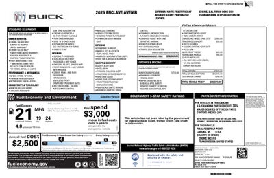 2025 Buick Enclave Avenir
