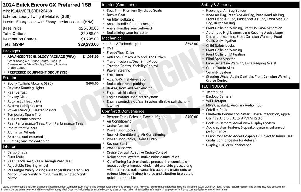 2024 Buick Encore GX Preferred