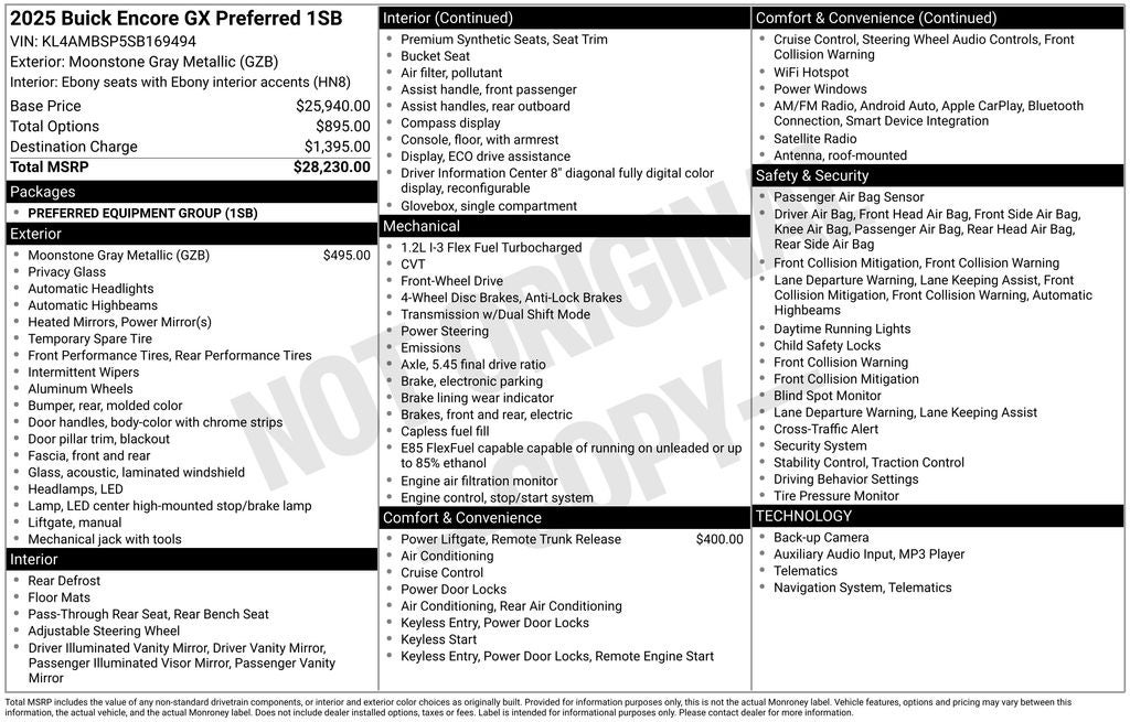 2025 Buick Encore GX Preferred