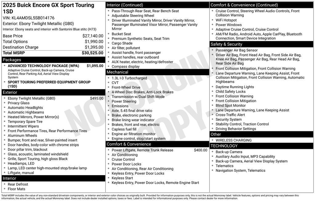 2025 Buick Encore GX Sport Touring
